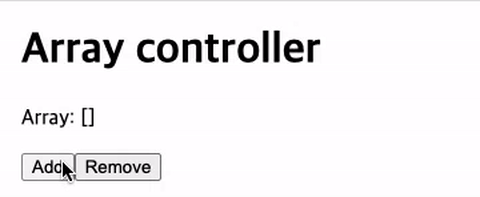 사진 5) ArrayController works well